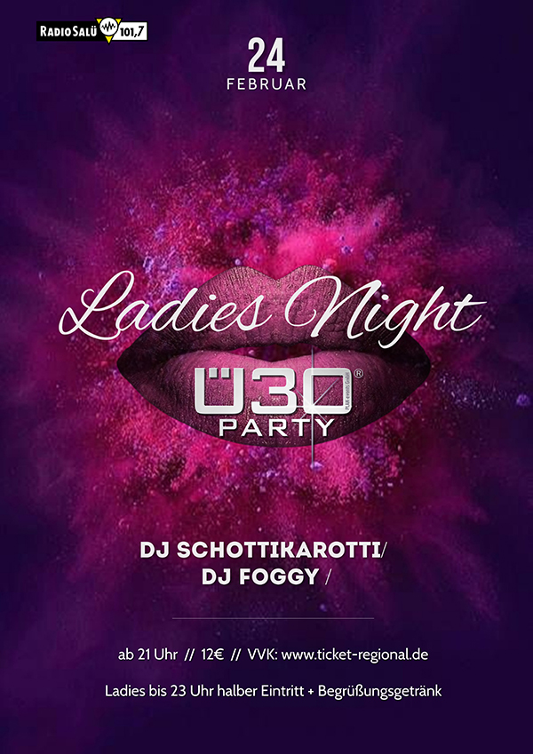 Ü30 Party Ladies Night